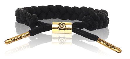 Rastaclat Skate Shoelace Bracelet   Onyx 2   Black  