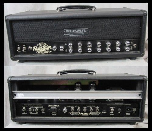 Used Mesa Boogie Rectoverb 50 Amp Head. 50 Watts Tube Powered. Bias 