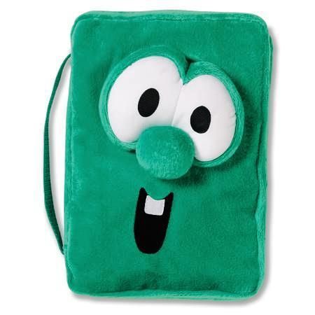 Veggie Larry Plush Bible Cover Medium VeggieTales 025986806453  