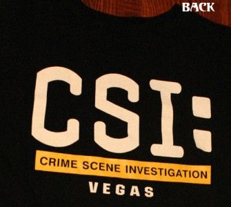 CSI Las Vegas Television Show T Shirt XL  