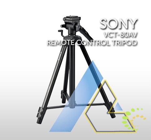 NEW Sony VCT 80AV Remote Control Tripod+1 Year Warranty 027242724976 