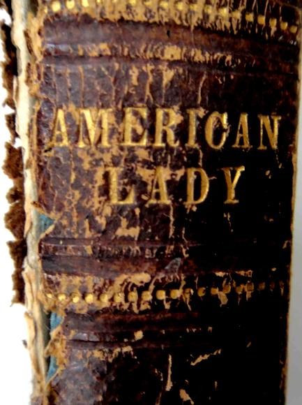 1851 antique THE AMERICAN LADY butler FEMALE CHARACTER  