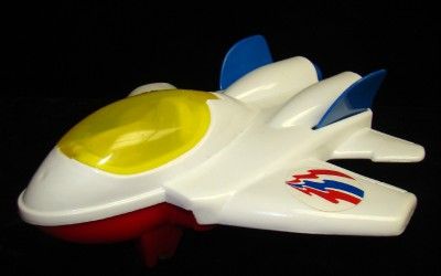 Vintage AMERICAN PLASTIC TOYS MADE IN USA JET AIRPLANE TOY  