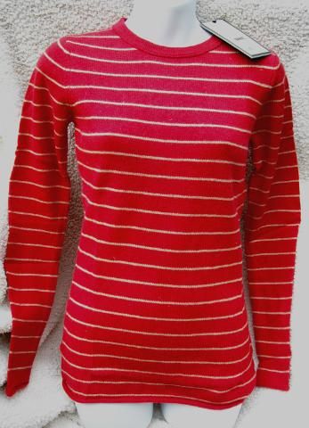 SALE BITTEN S J PARKER WOOL CASHMERE SWEATER RED XL  