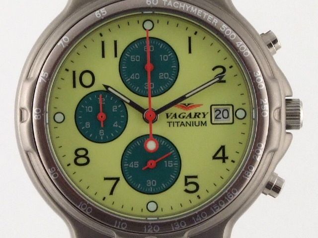 VAGARY IN TITANIUM CHRONOGRAPH BY CITIZEN MENS WATCH  