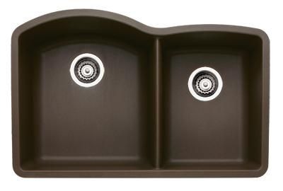 Blanco 511 709 Undermount Kitchen Skink Diamond 1 3/4 Bowl in Cafe 