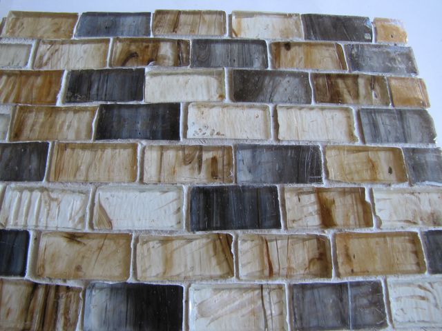 ABSOLUTELY STUNNING RECYCLED GLASS MOSAIC TILES  