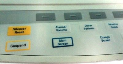 HP Viridia M1095A Anesthesia Monitor Anesthesiology Equipment 10 