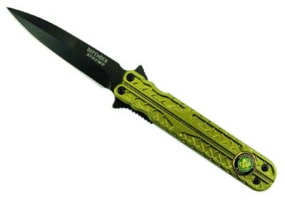 New ARMY Logo Spring Assisted Pocket Knife Rescue Tool  