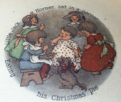 Roseville Little Jack Horner Baby Plate  