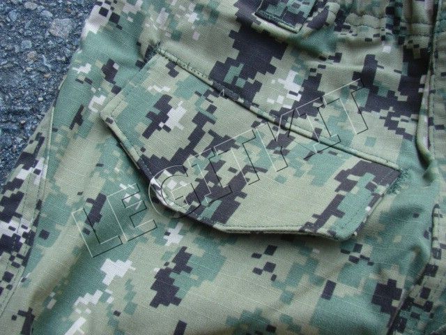 Issued AOR2 NWU Type III Trousers Pants LARGE   LONG Navy SEAL NSW 