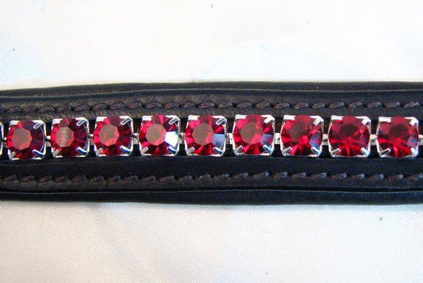 FSS 6mm Crystal SIAM RUBY RED WINE Bling Browband MADE WITH SWAROVSKI 