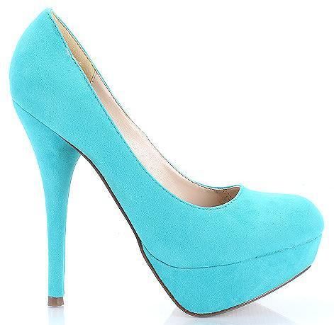 GRAY/TURQUOISE/LEOPARD Suede Stiletto Pump Heel Shoe  