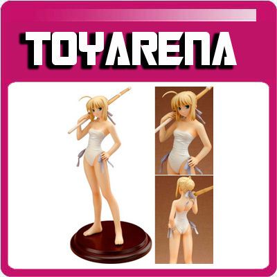 Fate Ataraxia Saber White Swimsuit Shinai Figure 1/6  