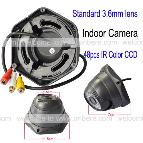 AUDIO DOME CCD CAMERA NET DVR CCTV SECURITY SYSTEM  