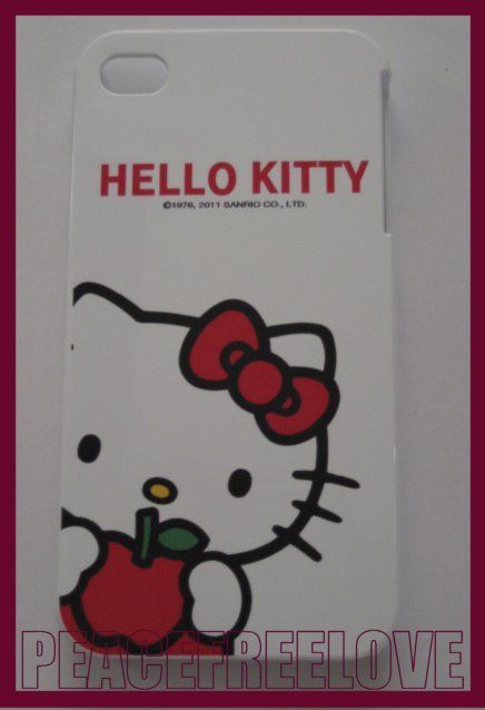 Authentic Sanrio Hello Kitty Hard Case iPhone 4 4G   E  