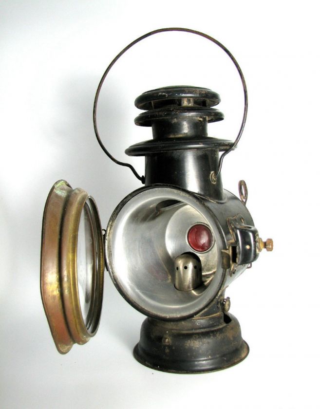 Antique 1900 Dietz Union Auto Driving Lamp  