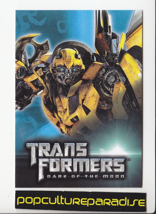 TRANSFORMERS DARK OF THE MOON Promo Card NSU 2011 NNO  