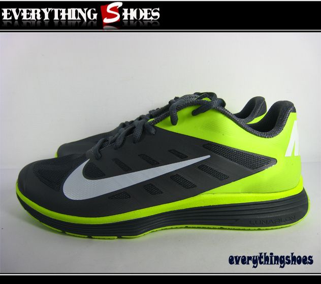 Nike Lunar Vapor Trainer Dark Grey White Volt Men Training Shoes 