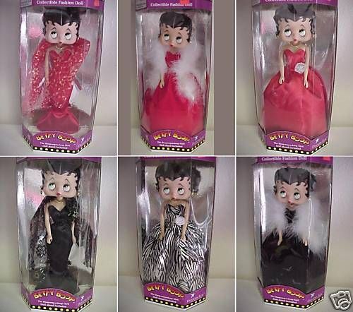 1998 Betty Boop dolls. Set of 6 different  