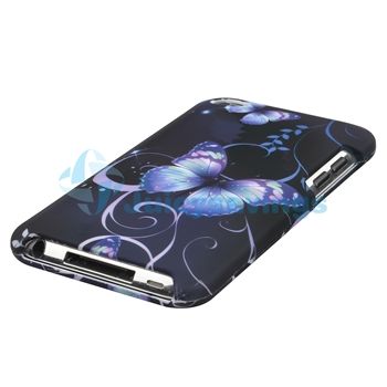   Cover Accessory For iPod Touch 4th Gen 4G 4 G Purple Butterfly  