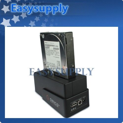 ESATA+USB2.0 Interfaces 2.5”&3.5”SATA HDD Docking Station Maximum 