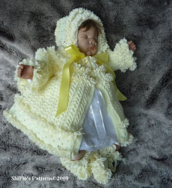 BABY KNITTING PATTERN DOLL PATTERNS REBORN # 126  