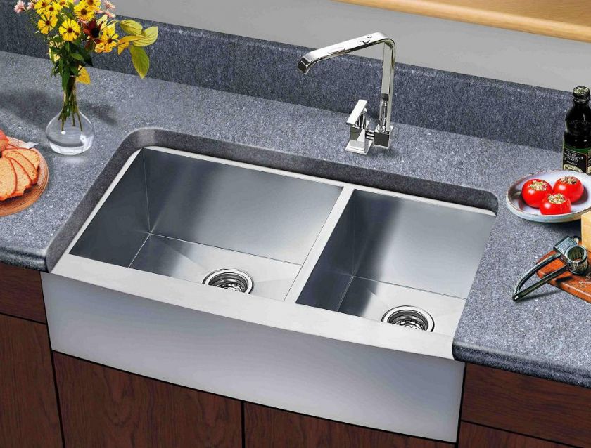 Farmhouse Double Undermount or Top mount Kitchen Sink  