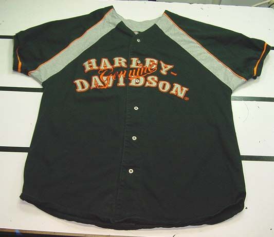 HARLEY DAVIDSON MOTORCYCLE Las Vegas BASEBALL JERSEY SHIRT Sz Mens XXL 