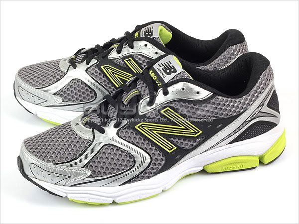 New Balance NB M580GL2 4E Grey Mesh Entry Level Running Cushion 2011 