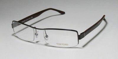 NEW TOM FORD TF 5093 55 18 135 GUNMETAL/BROWN/HORN EYEGLASS/GLASSES 