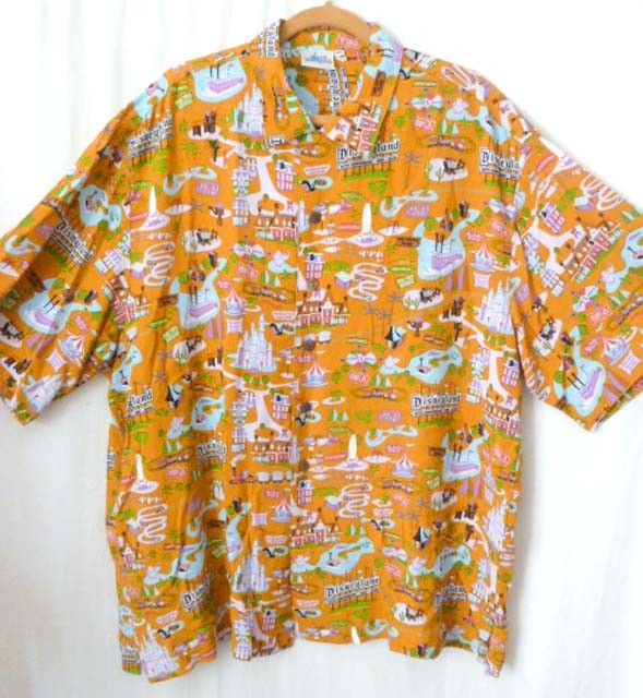   Edition SHAG Disneyland 50th ANNIV Hawaiian Tiki Atomic Shirt XXL 2XL