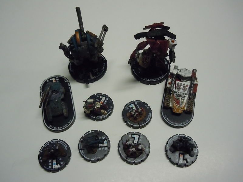 Mechwarrior Lot of 10 Mechs Only NO Cards Battle Tech  