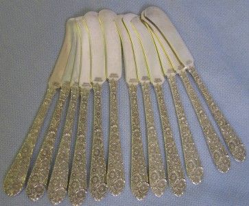 ALVIN BRIDAL BOUQUET 127 pcs Sterling Silver Flatware includes 20 