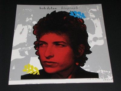 BOB DYLAN BIOGRAPH 5 RECORD DELUXE ALBUM POSTER FLAT  