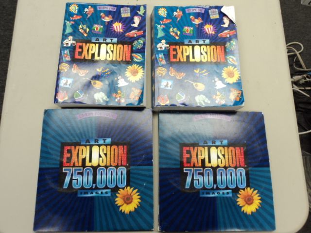 NOVA ART EXPLOSION 750,000 MAC MACINSTOSH CD ROM SET  