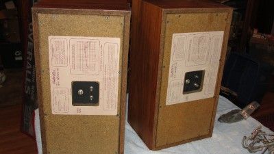 Vintage Electro   Voice E V Seven B Stereo Speakers  