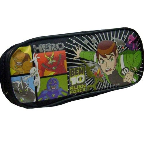 Pencil Case BEN 10 NEW Ben Ten Alien Force Black Pencil Pouch License 