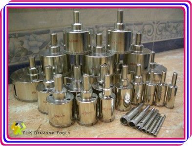 3mm to 125mm Diamond coated hole drill core bit 43 pcs  