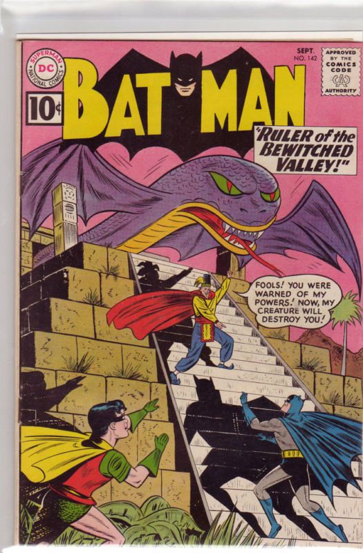 Batman Comic #142 F 1961 DC Bewitched Valley Pro graded  