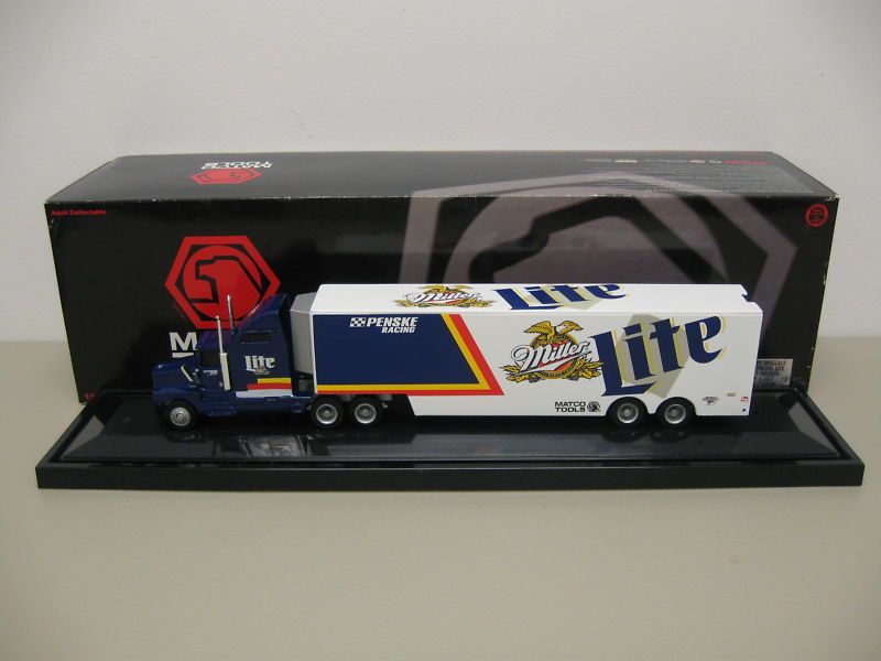 1997 MATCO TOOLS RUSTY WALLACE #2 Miller Lite Hauler  