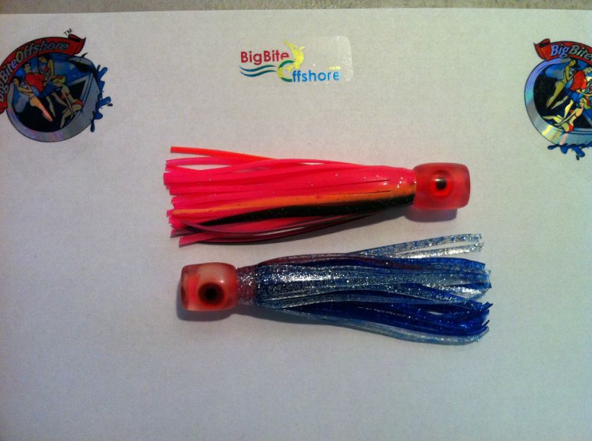 Pack of 4.5 Soft Head Chugger BigBite Offshore Lures  