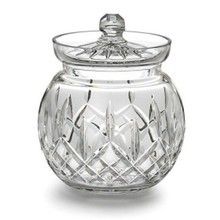 WATERFORD LISMORE ROUND BISCUIT BARREL NIB $325 ~ GIFT BOX ITEM 