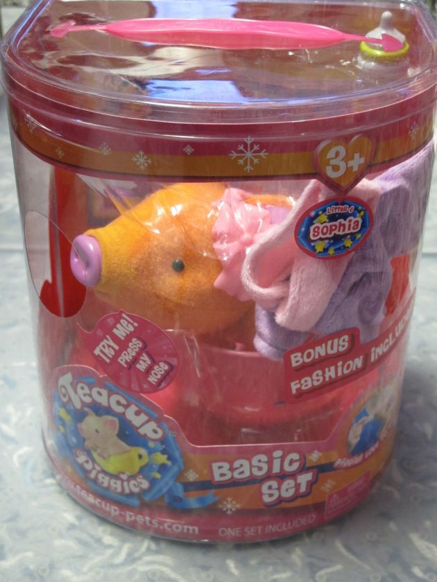 NEW Teacup Piggies Litter 6 (Sophia) Basic Set with Bonus Fashion 