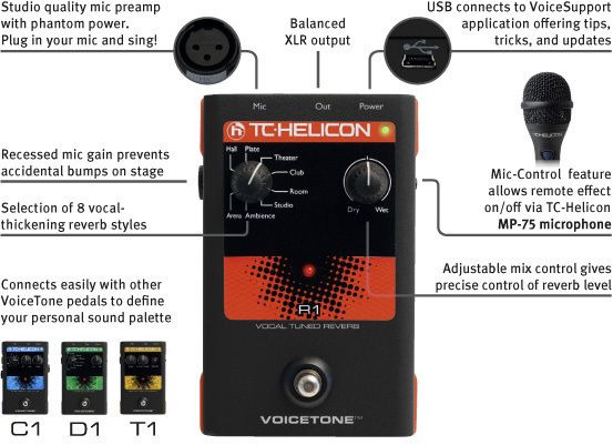 TC Helicon VoiceTone Single R1  