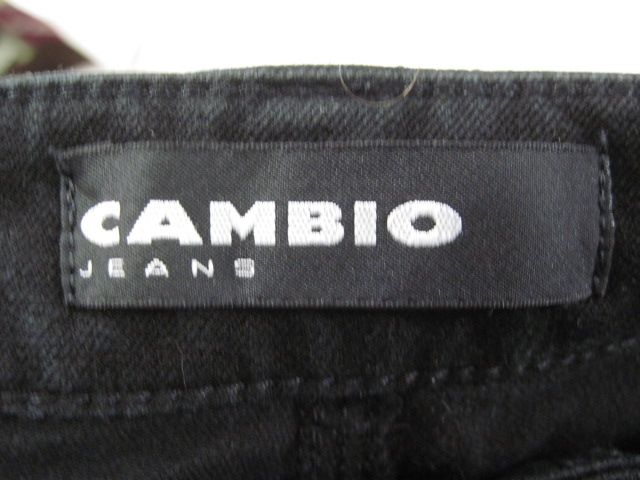 CAMBIO JEANS Black Denim Jeans Pants Trousers Sz 8  