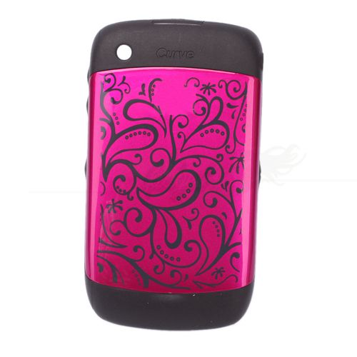 Full housing case for blackberry curve 8520 Rose Flower  