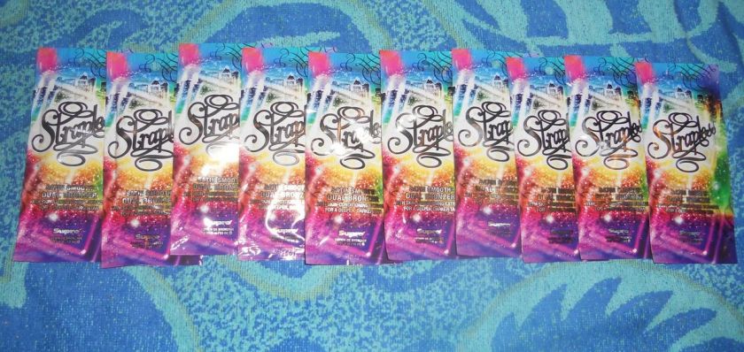 LOT 30 SAMPLE PACKETS STRAPLESS BRONZER TANNING LOTION  