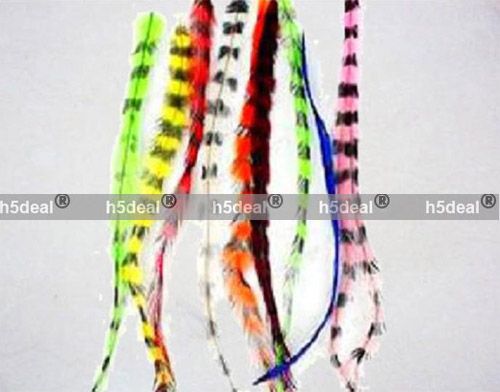 Long Synthetic Hair Extension Feather Kit Multi Color T  
