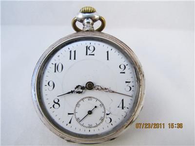 ANTIQUE VINTAGE BREVET 51323 MATADOR SILVER 0.800 SWISS  